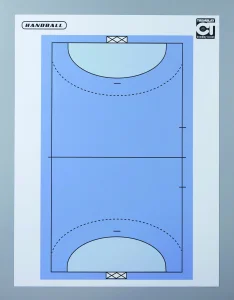 Magnetic white board - 80*60 cm - with handball printing             