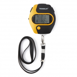 LCD stopwatch rechargeable - 60 memories                             